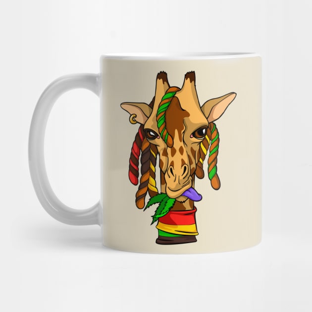 Rastafarian Giraffe by Mako Design 